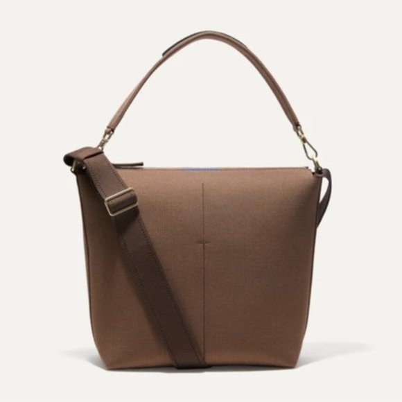 Rothy's Mini Zip Bucket Bag in Rich Cocoa - Picture 1 of 2